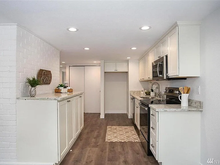 Kitchen as viewed from dining area