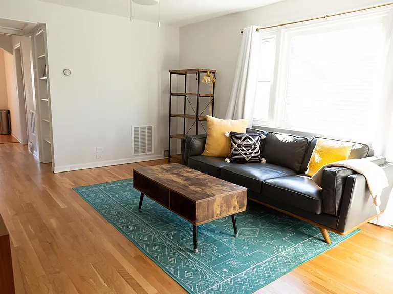 Spacious and sunny living room