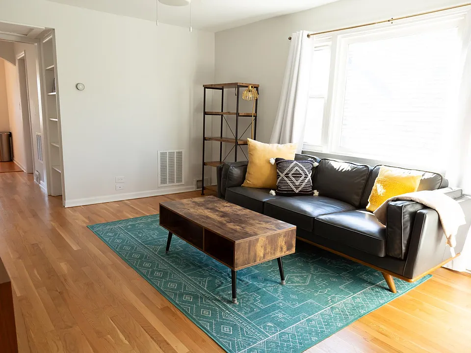 Spacious and sunny living room