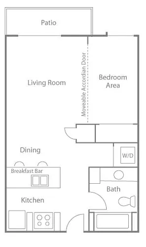 Floor plan Mini Bedroom