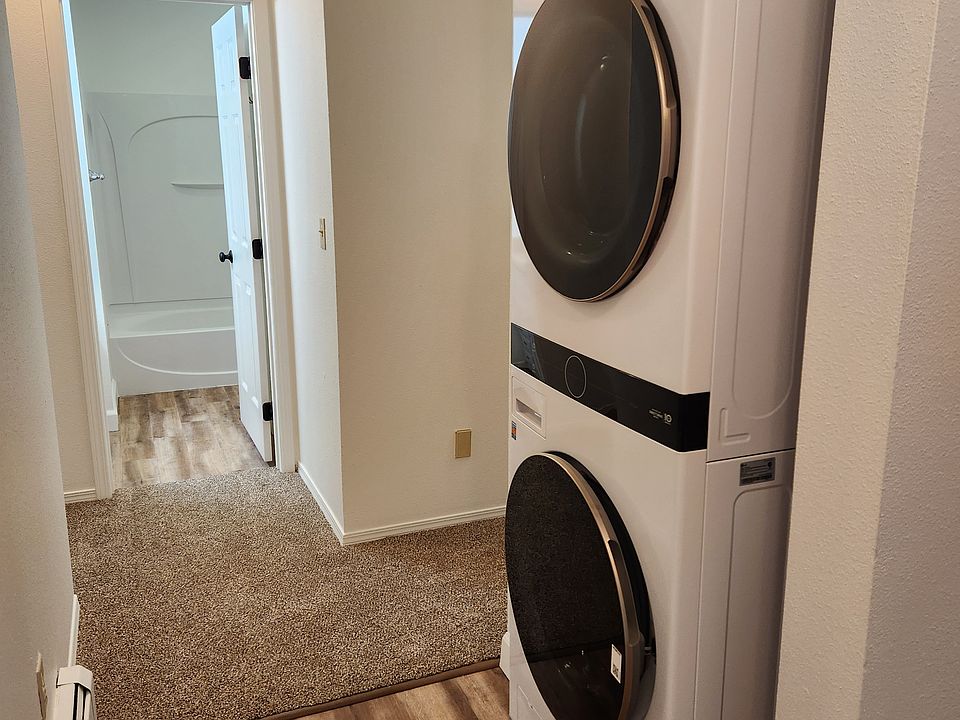 Larger stacked Washer and Dryer