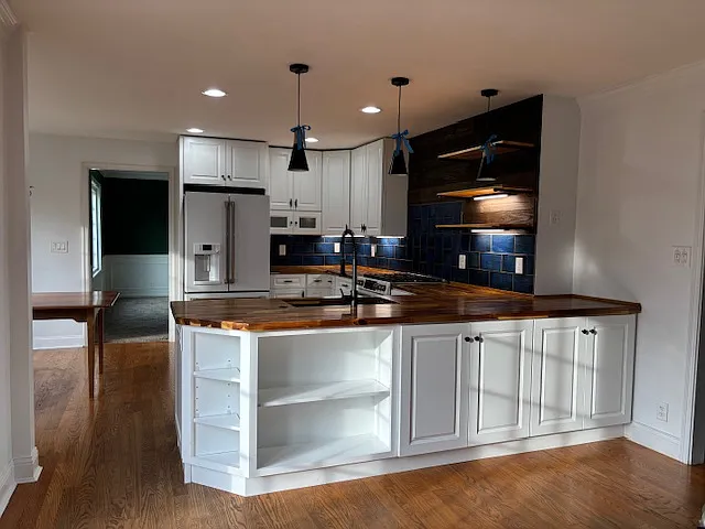 Fresh kitchen and counter tops
