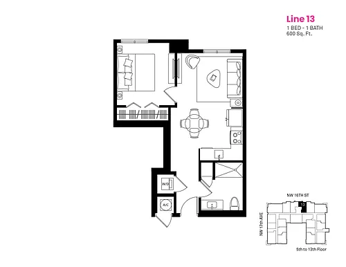 Floor plan Line 13