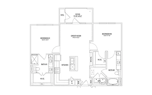 Floor plan B2