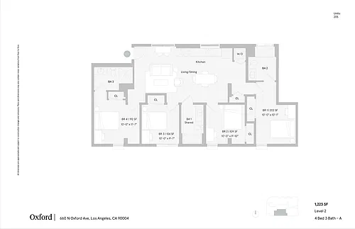 Floor plan 4X3
