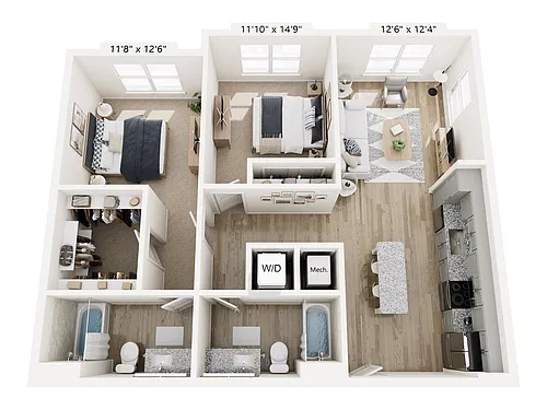 Floor plan B2
