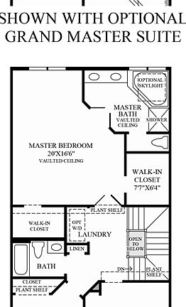 Bedroom Level (Living Level Entry)