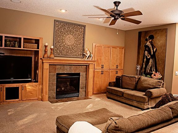Gas Fireplace and Built-Ins