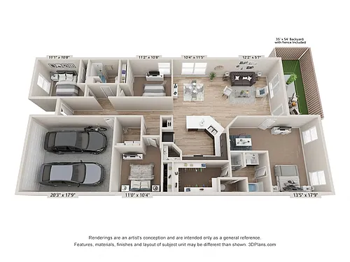 Floor plan 4X2C