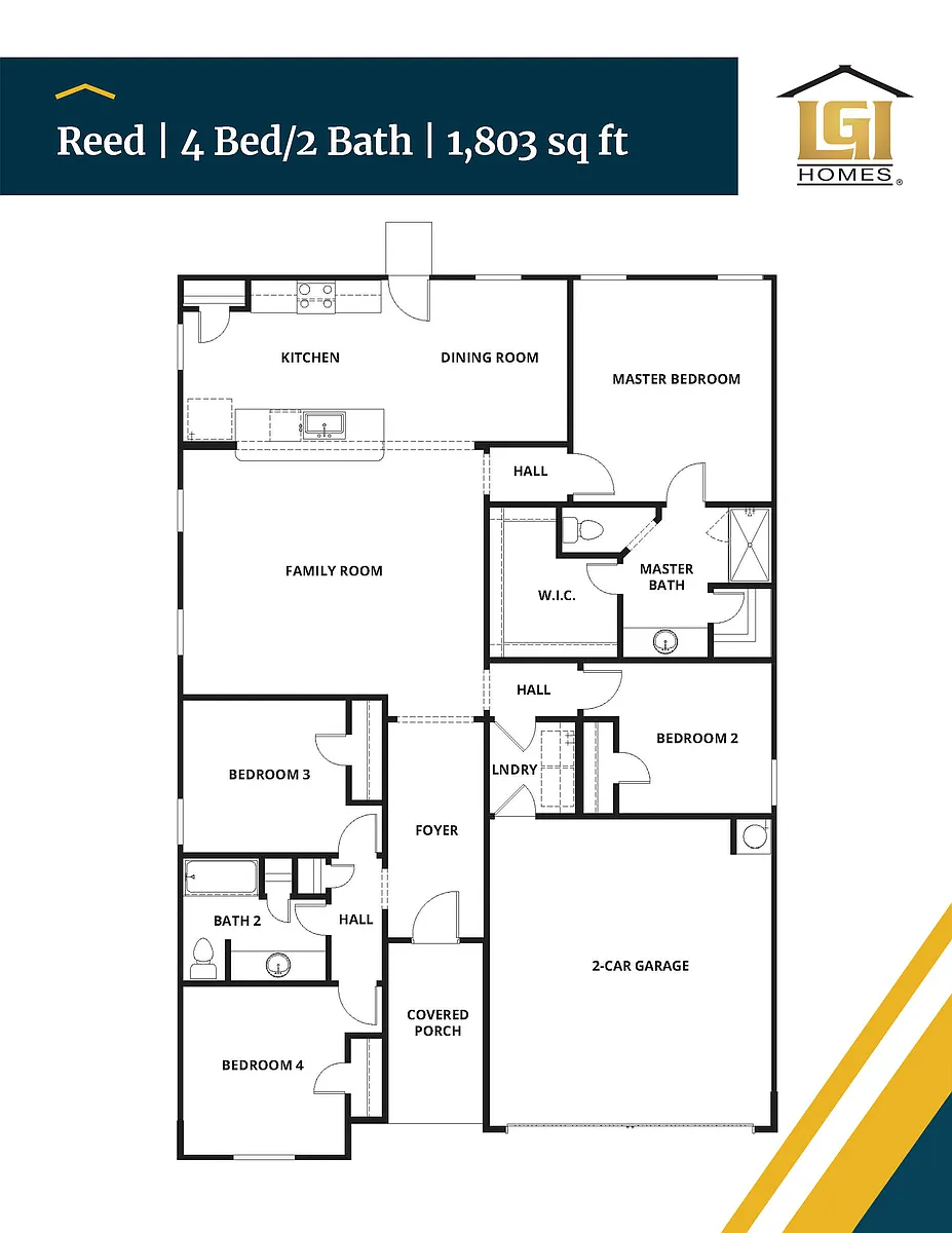 Floor plan Reed