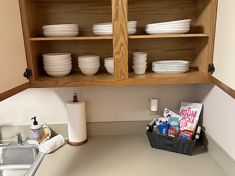 Included dishes, utensils, cookware, etc.