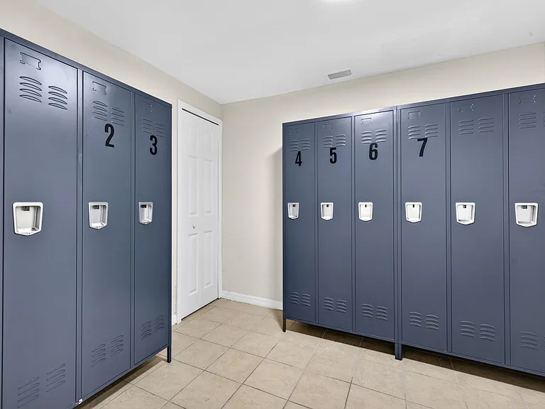 Private Storage Lockers Set Up for Each Member