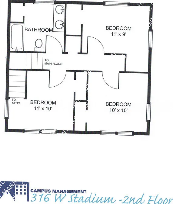 3 BR House - Half a block to the Big House! — Photo 3