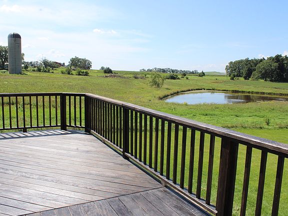Deck looking south to pond