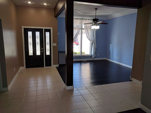 Entry and dining room