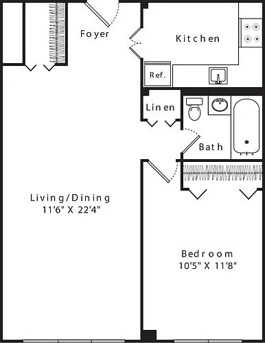 Floor plan The Seville 3T