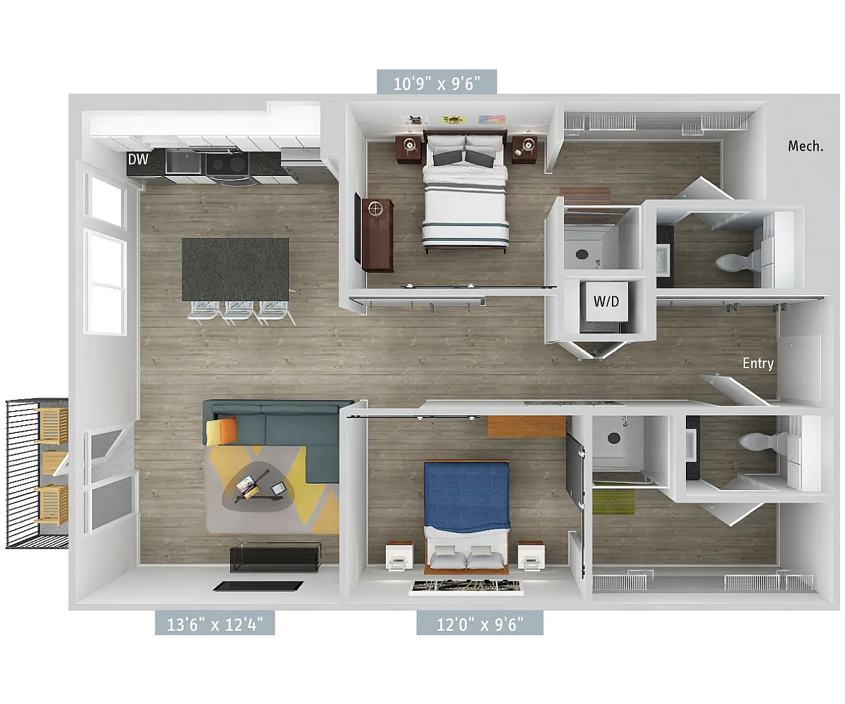 Floor plan B9-1014-Urban