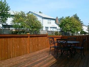 Private Fenced Deck