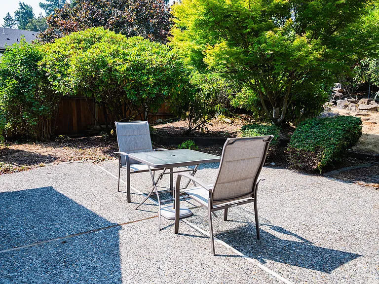 Backyard patio