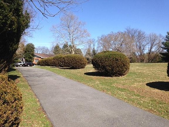 Driveway view from street