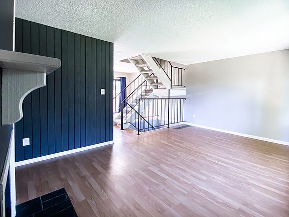 Walking in the front door.