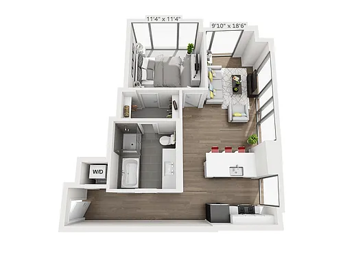 Floor plan A1D