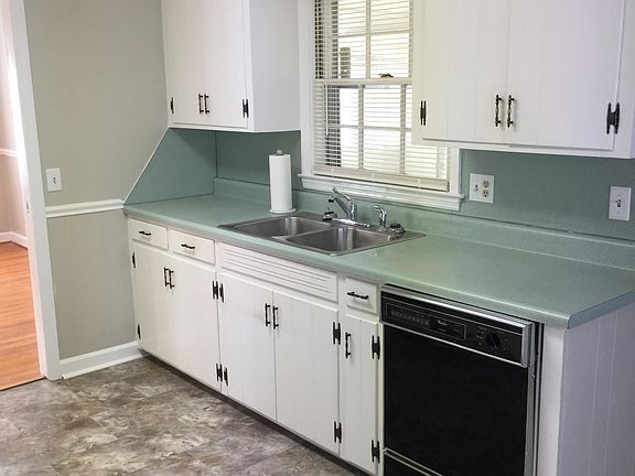 Kitchen with double sink and dishwasher