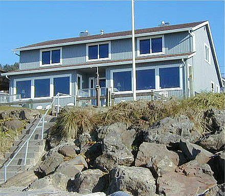 Low bank with rip-rap .....