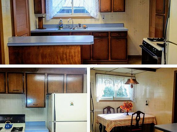 Roomy kitchen with laundry room
