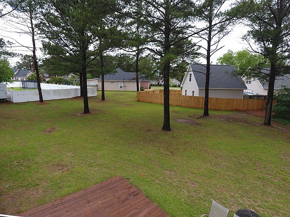 Spacious backyard