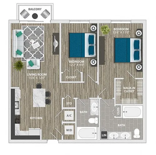 Floor plan Crosby
