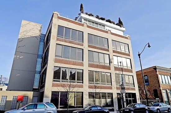 front of building