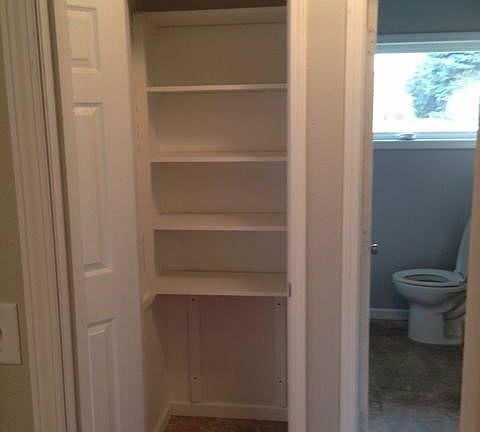 Hall closet