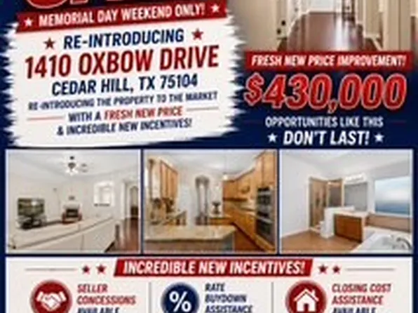 1410 Oxbow Dr, Cedar Hill, TX 75104