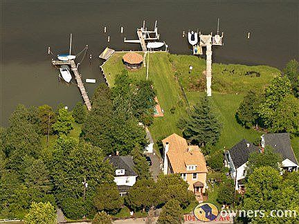 Aerial view of property