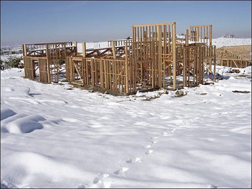 All walls up! Winter 03