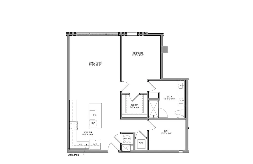 Floor plan D4