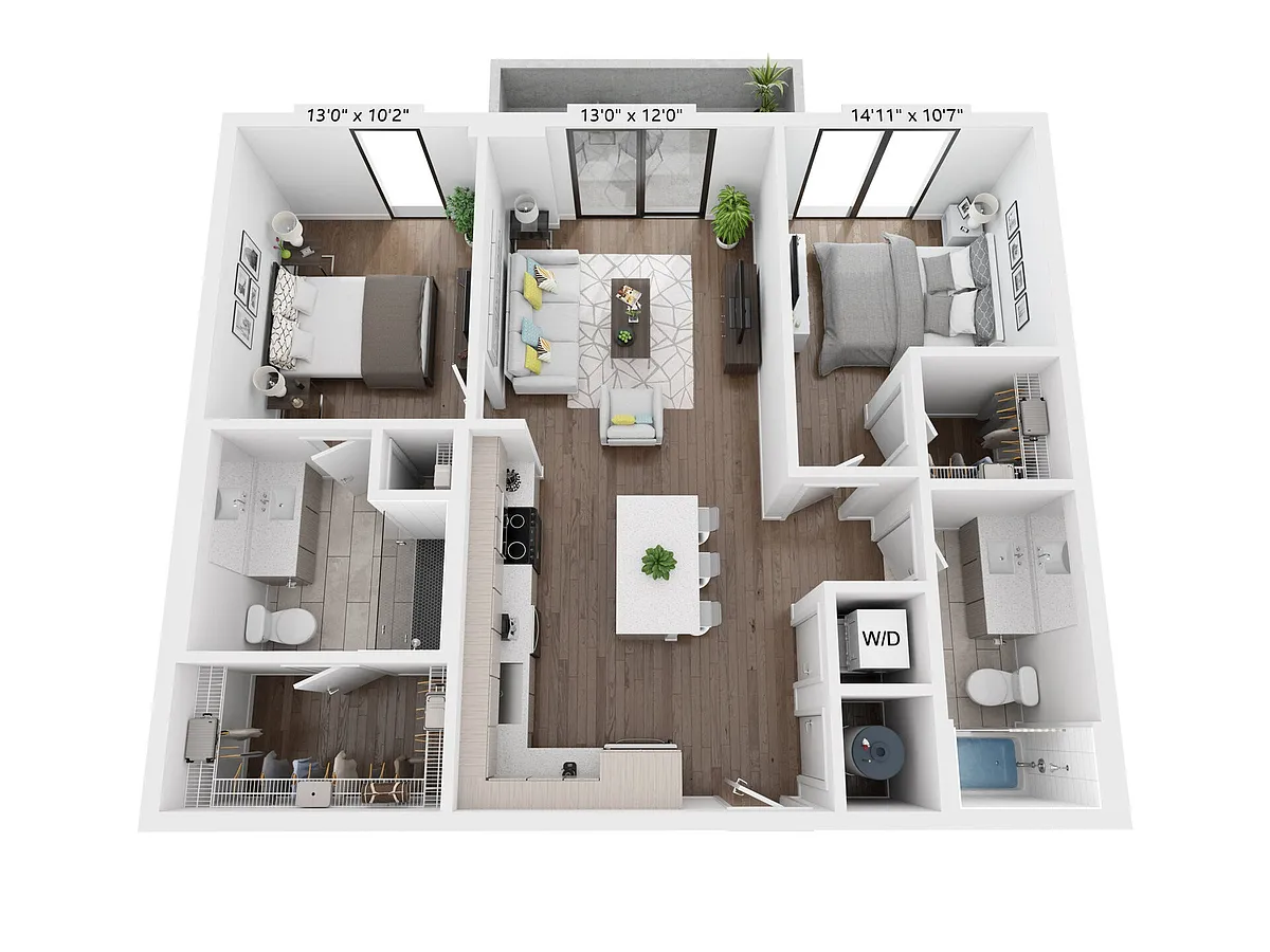 Floor plan B1