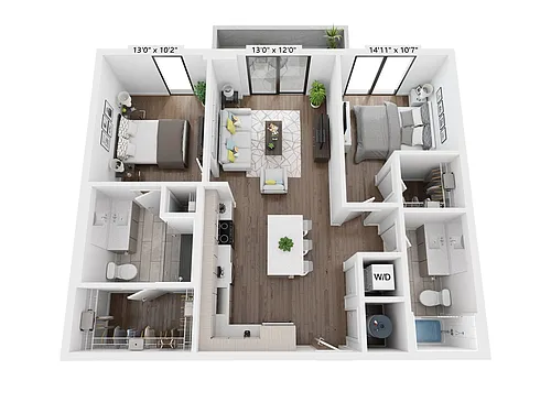 Floor plan B1