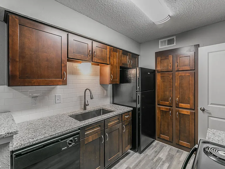 Warm wood finishes and ample storage bring charm to your home.