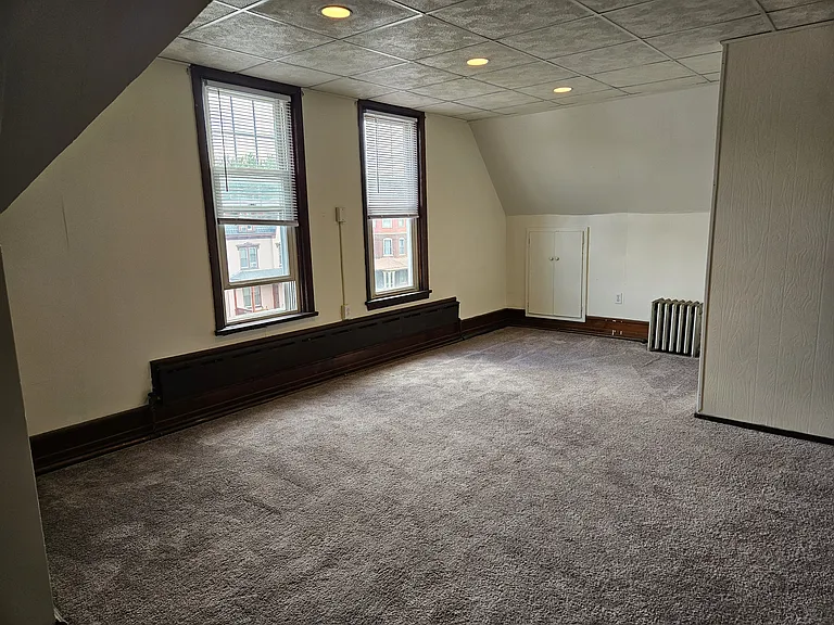 Living room area viewed from kitchen space