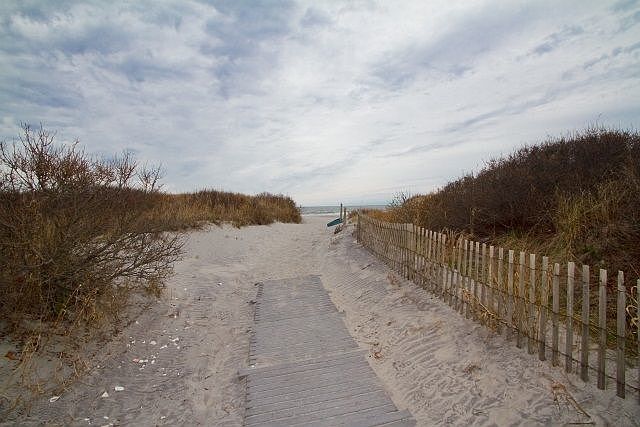 Beach in front of Unit