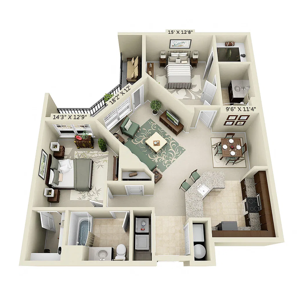 Floor plan B2F