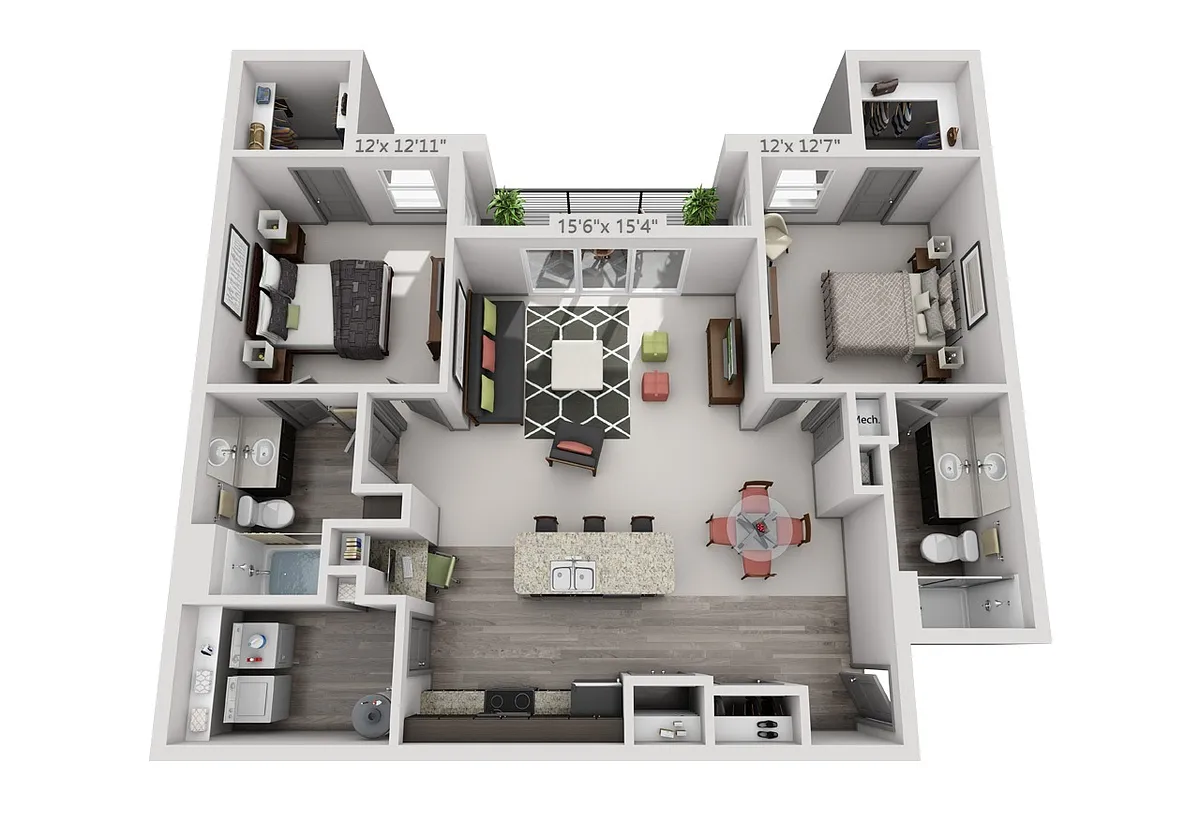 Floor plan 2X2