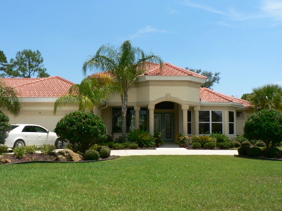 Front view of house and lawn
