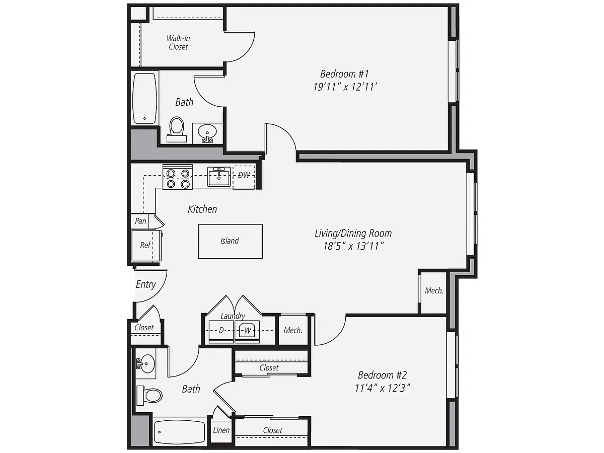 Floor plan B3-1132