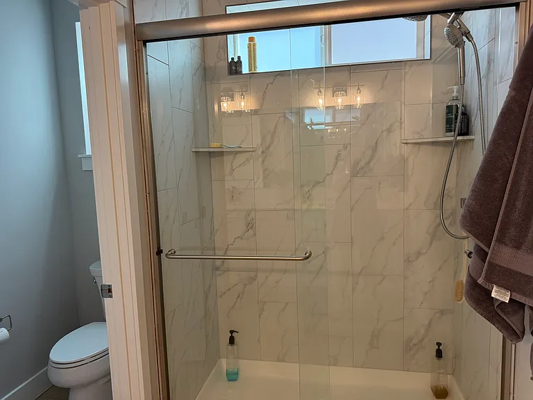 Shower in Master Bathroom