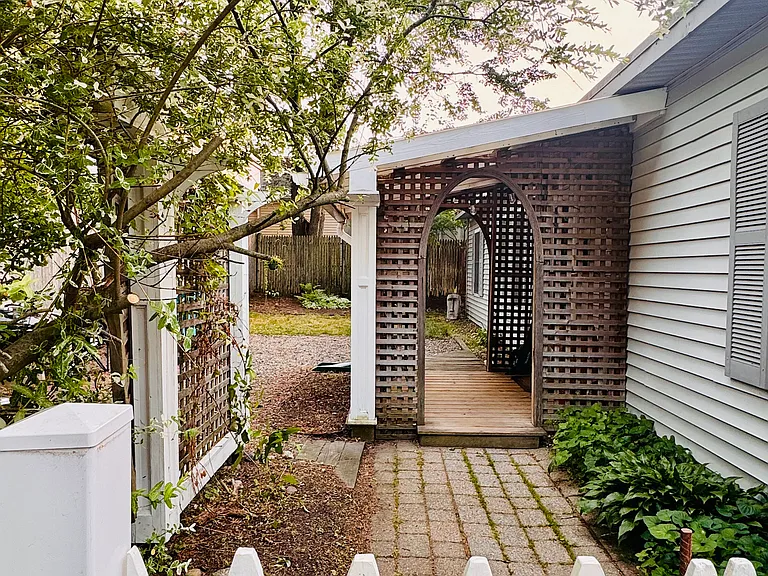 Front entry.