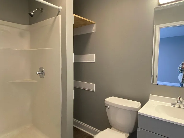 Back bedroom with full bath