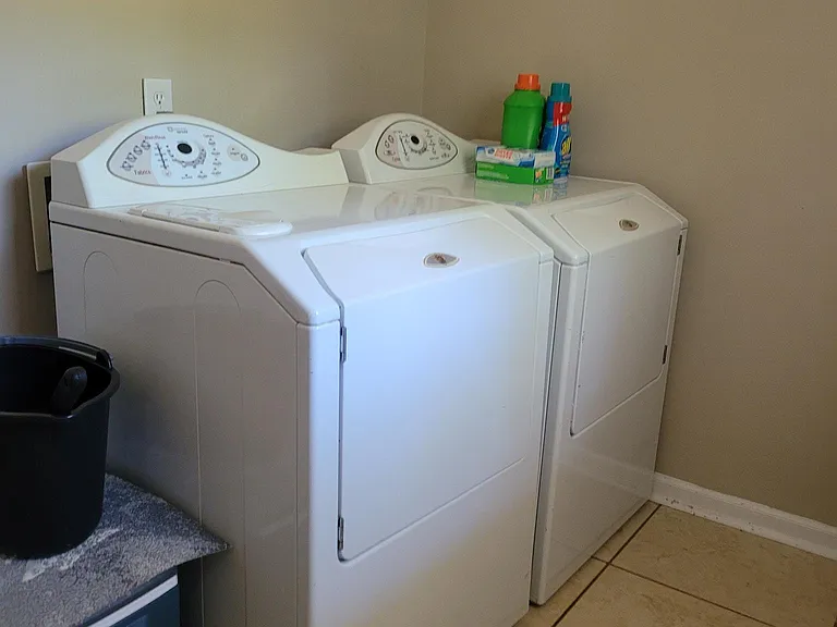 Laundry room - washer and dryer provided.